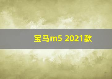 宝马m5 2021款